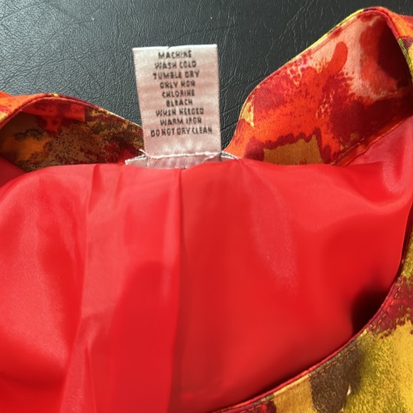 Chico’s Colorful Button-Front Jacket - Picture 12 of 12